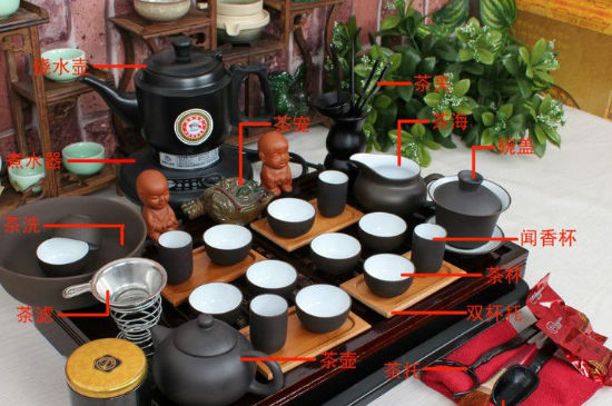 功夫茶具28件的名稱，功夫a